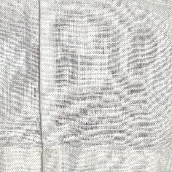 100% linen wide-leg/high-rise/elastic waist pants - Picture 12 of 16